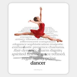 I Am A Dancer Sticker